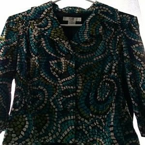 SLB jacket 3/4 sleeve beautiful worn with black